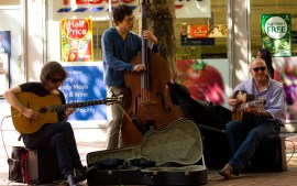 Busking in Birmingham